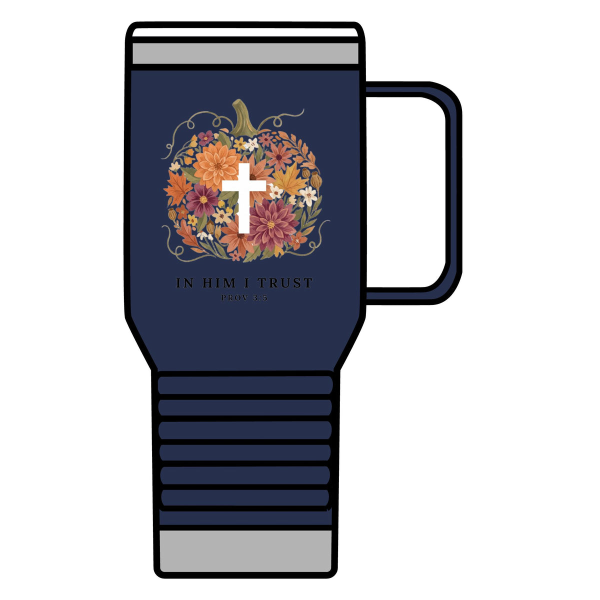 In Him I Trust 20 oz Insulated Travel Mug | Proverbs — product image 8