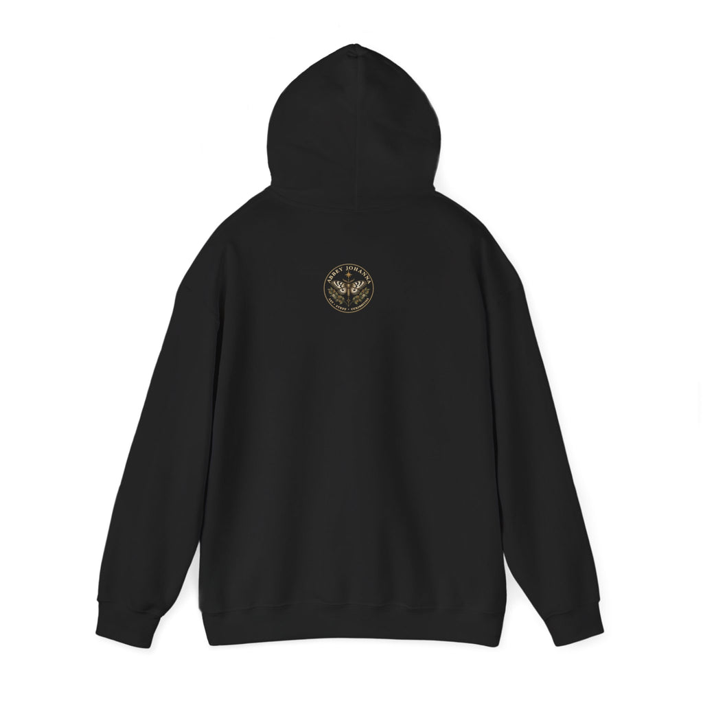 Skull & Fern Tarot Card Hoodie | Gothic Botanicals, Victorian Macabre — view 13