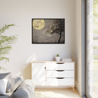 Thieves Moon — Framed Canvas Wall Art | Celestial Night Landscape — view 26