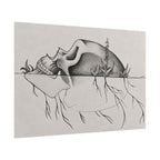 What Remains – Botanical Skull Wall Art | Original Charcoal & Graphite Drawing Print — view 17