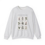Toxicology Field Notes botanical print Sweatshirt | Gothic botanicals, vintage herbarium — view 6