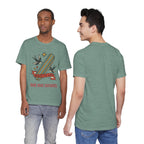 Skate Till Late Skateboard Tee | Traditional Tattoo Flash, Swallows & Banner — view 32