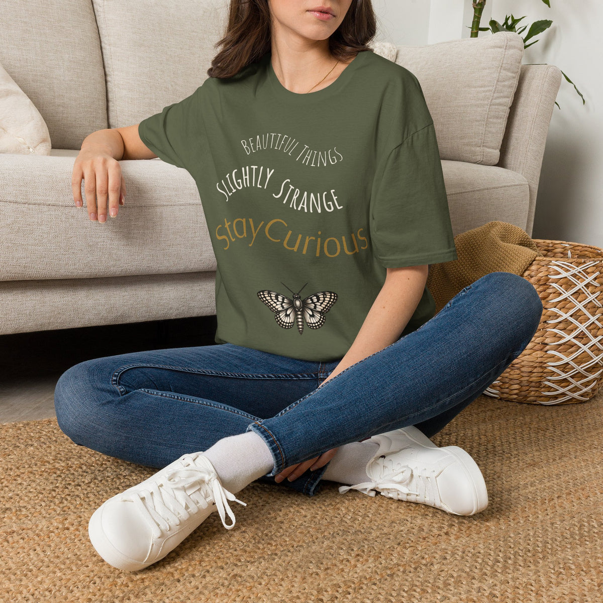Beautiful Things Are Slightly Strange — Unisex Graphic Soft T-Shirt