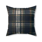Nocturne Tartan Square Pillow | The Winter House Collection