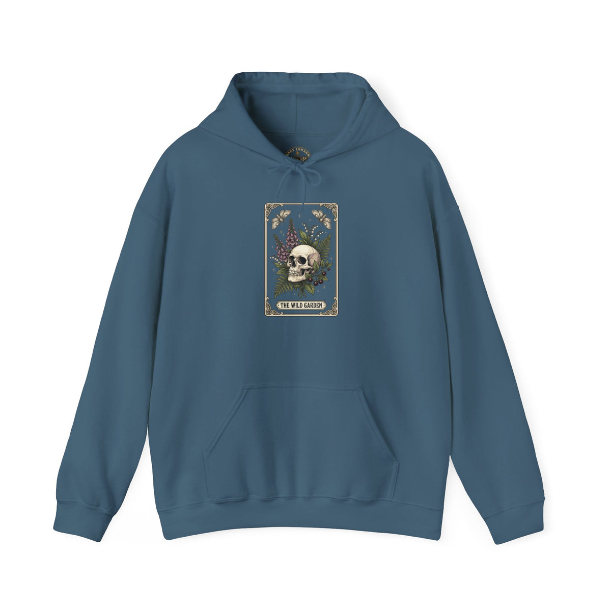 Skull & Fern Tarot Card Hoodie | Gothic Botanicals, Victorian Macabre — view 6