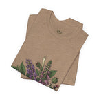 Gothic Botanical 'Look Don't Touch' Tee | Dark Floral Illustration