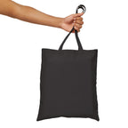 Vintage crane canvas tote with traditional tattoo-inspired bird and sun artwork — product view 29