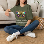 Feed Your Curiosity — Moth Super-Soft Tee | Abbey Johanna — view 2