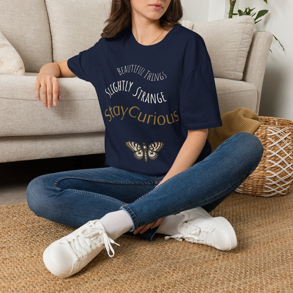Beautiful Things Are Slightly Strange — Unisex Graphic Soft T-Shirt