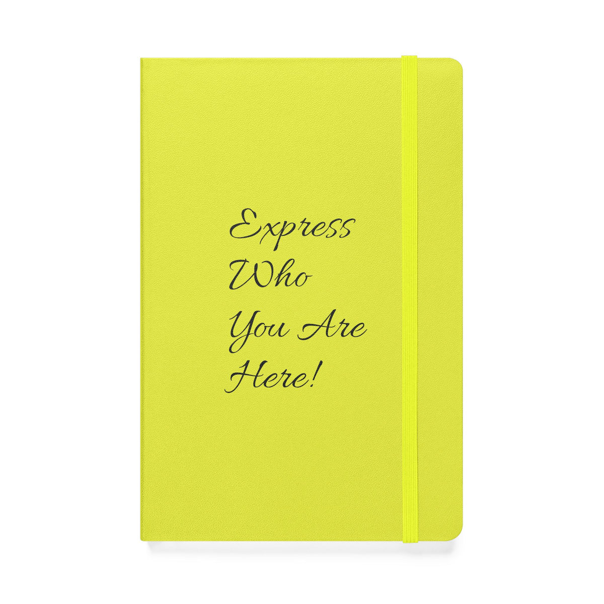 Customizable hardcover notebook with lined cream pages and personalized message option — product view 6