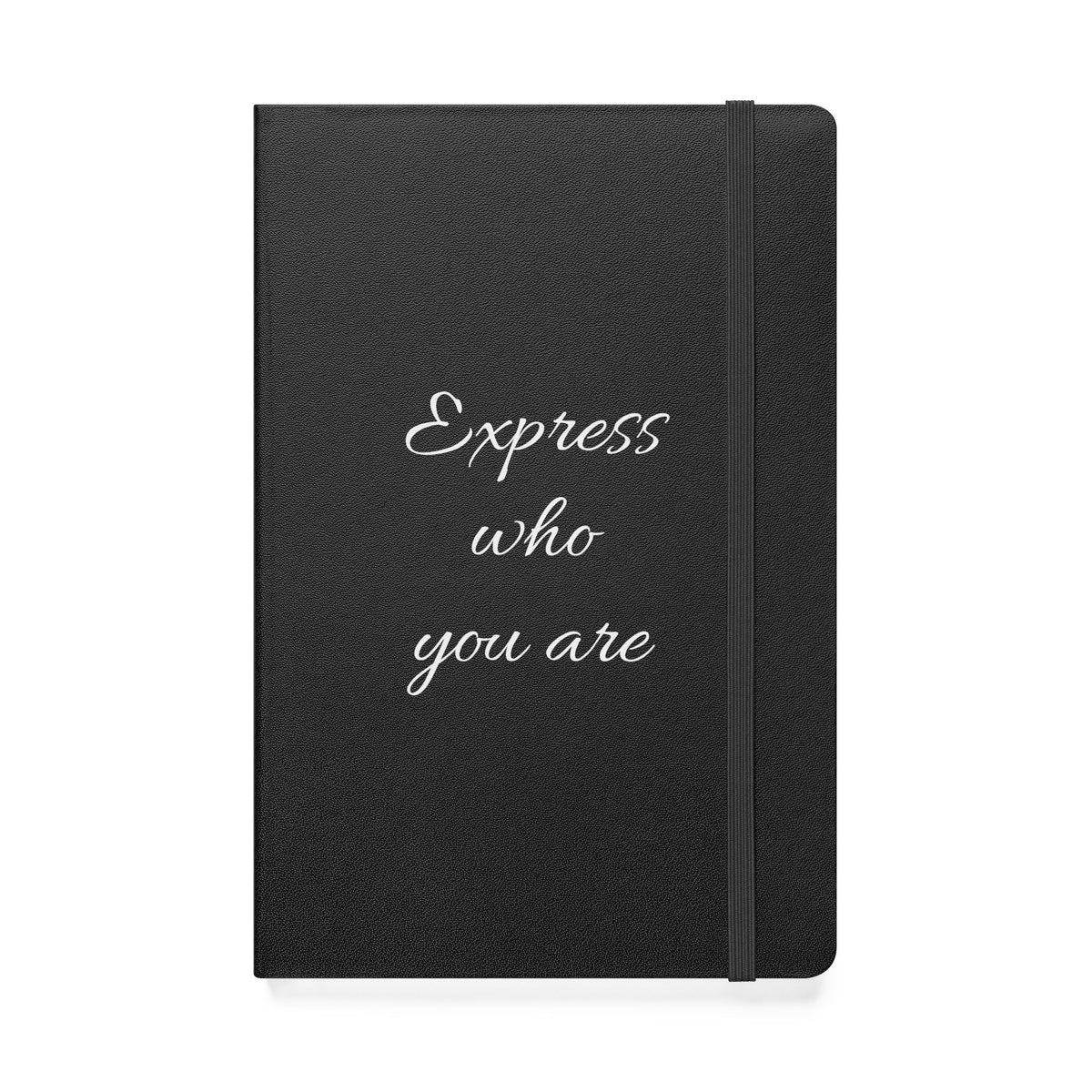 Customizable hardcover notebook with lined cream pages and personalized message option — product view 5