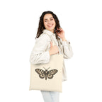 Cute Moth — Cotton Canvas Tote Bag | Abbey Johanna — view 4