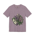 Gothic Botanical 'Look Don't Touch' Tee | Dark Floral Illustration