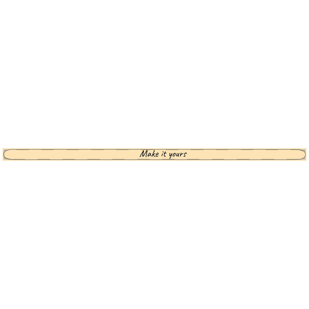 Engravable Cuff Bracelet — "Make it yours" Personalized Bangle Gift — view 7