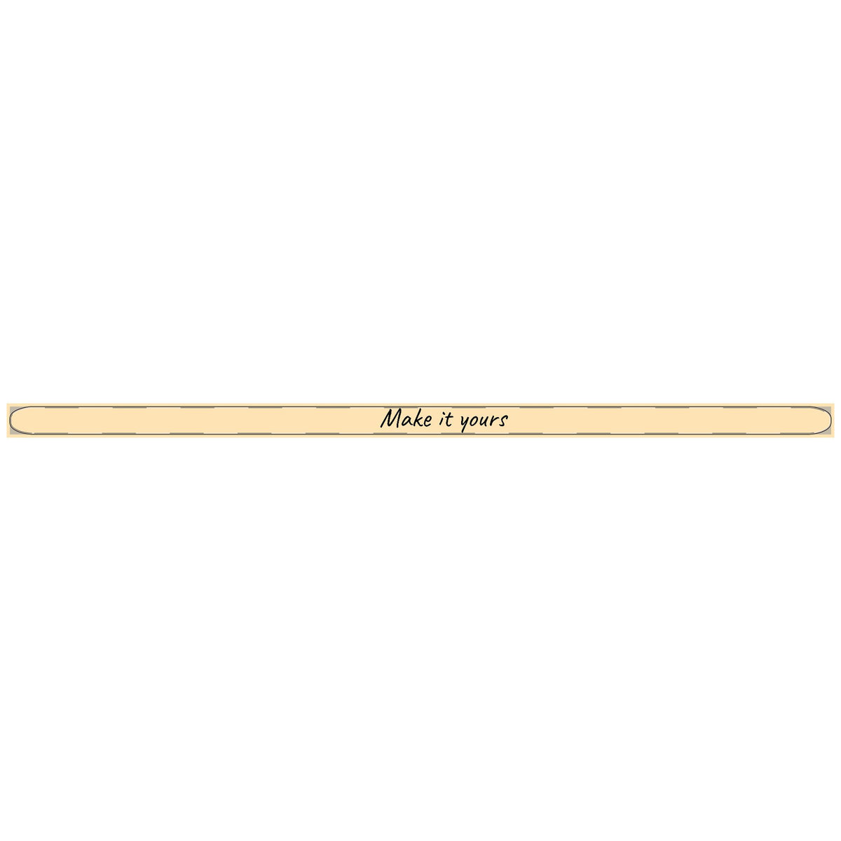 Engravable Cuff Bracelet — "Make it yours" Personalized Bangle Gift — view 7