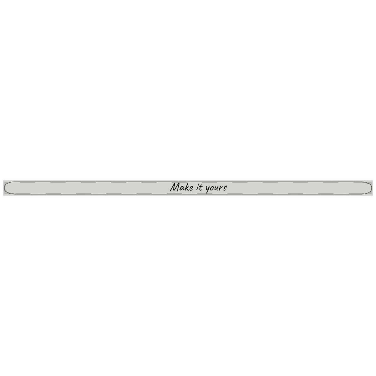 Engravable Cuff Bracelet — "Make it yours" Personalized Bangle Gift — view 8