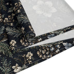 Midnight Winter Garden Cotton Twill Table Runner | The Winter House Collection