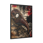 Odd Co. Beauty is Decay – Plague Doctor Framed Canvas | Gothic Dark Wall Art — view 14