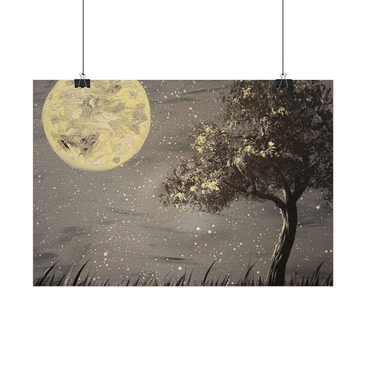 Thieves Moon – Moon Wall Art Print | Celestial Night Landscape | Moody Fine Art — view 17