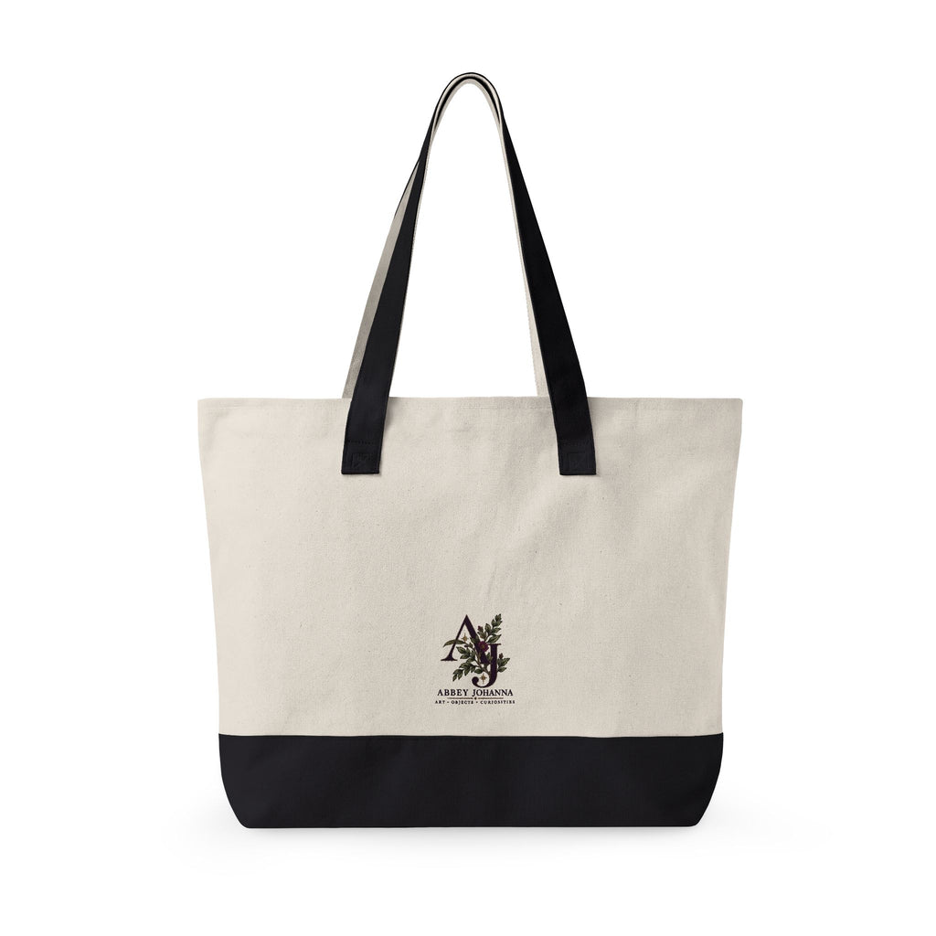 Peace…Finally – Abstract Art Zippered Canvas Tote | Original Artist Carryall — view 8