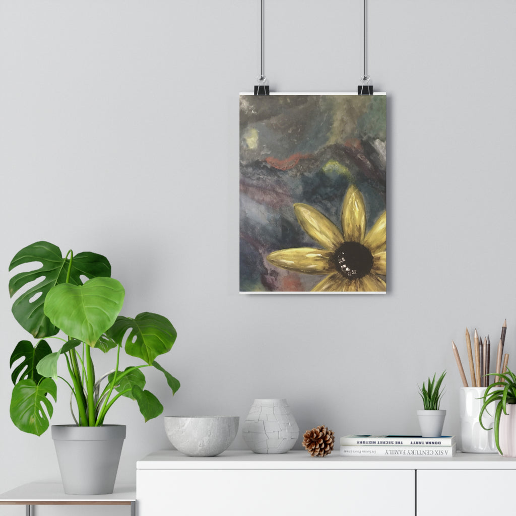 Neutral Sunflower — Giclée Wall Art Print — product image 3