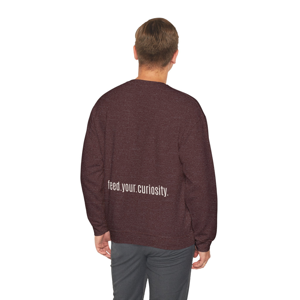 Traditional Tattoo-Style Crane Illustration Sweatshirt | Vintage Flash, Limited Palette — view 50
