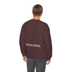 Traditional Tattoo-Style Crane Illustration Sweatshirt | Vintage Flash, Limited Palette — view 50