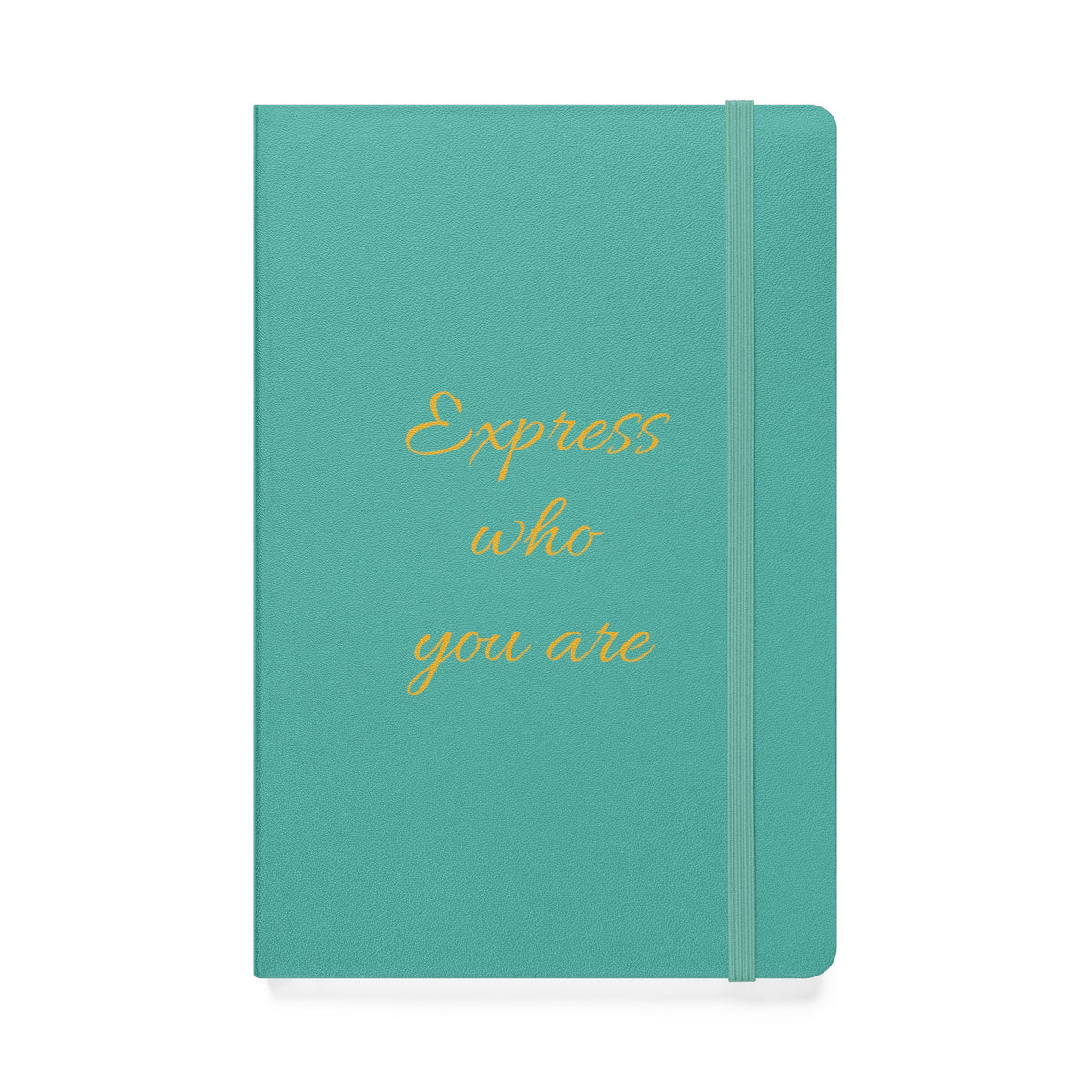 Customizable hardcover notebook with lined cream pages and personalized message option — product view 7