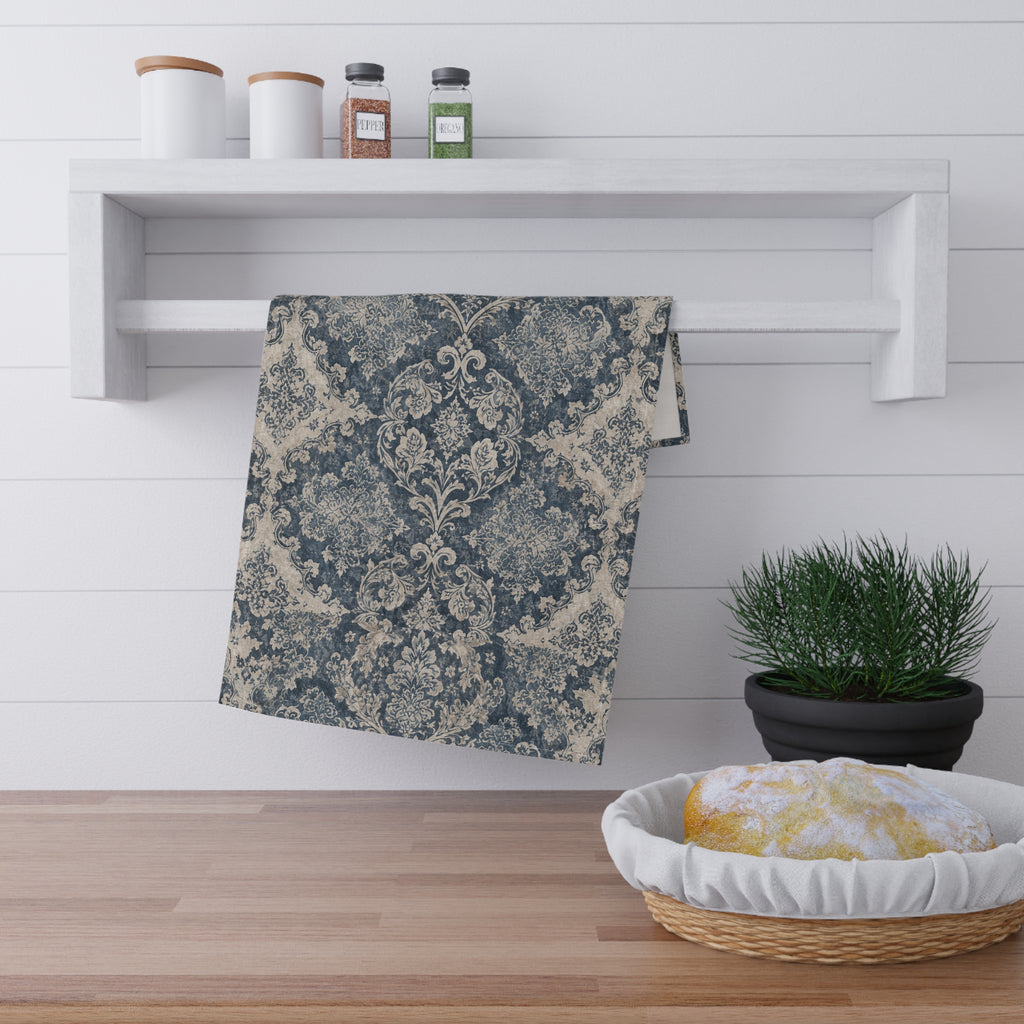 Frosted Relic Cotton Twill Tea Towel | The Winter House Collection
