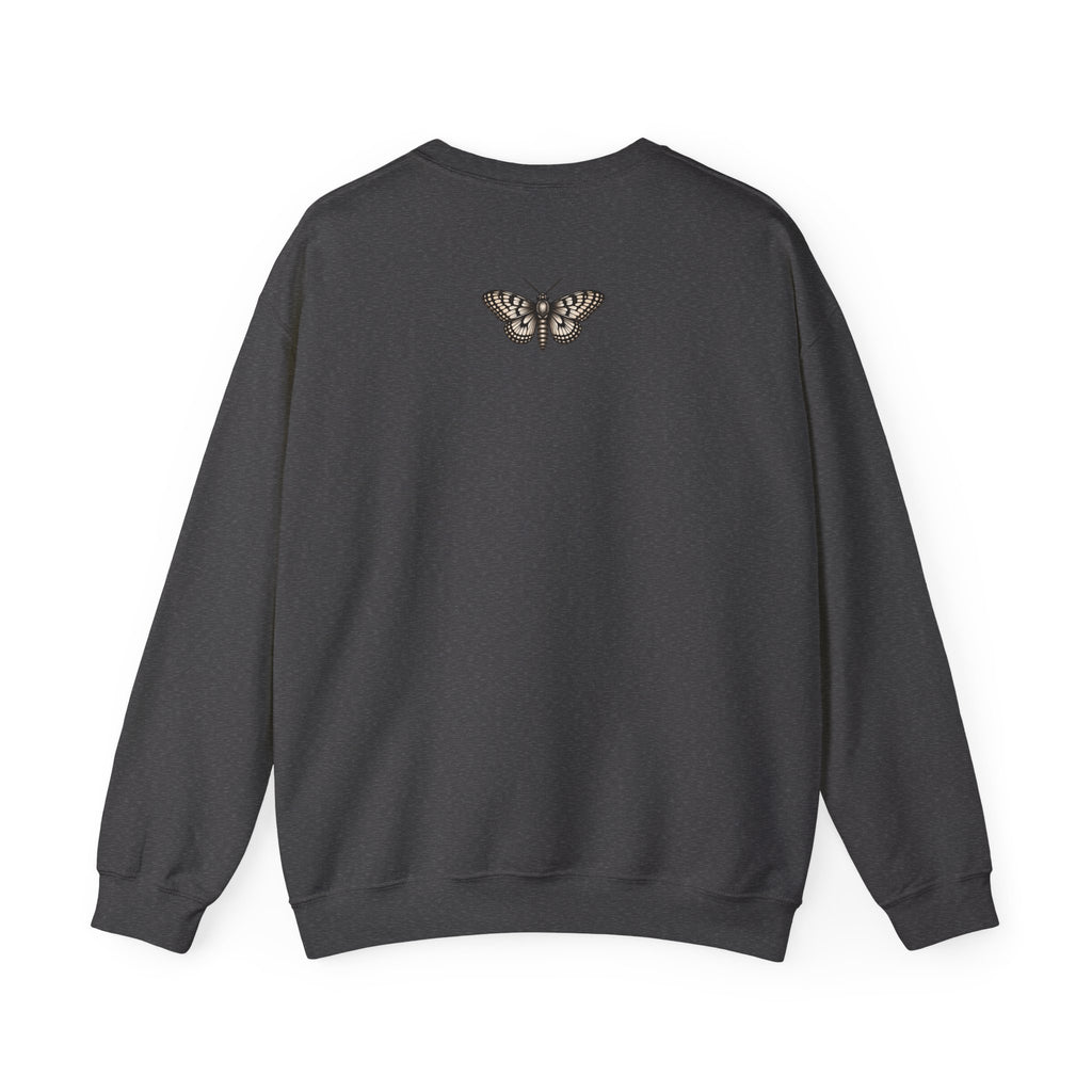 Gothic Floral Crest “Look Don't Touch” Sweatshirt | Gothic Botanicals
