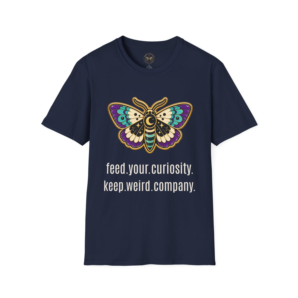 Feed Your Curiosity — Moth Super-Soft Tee | Abbey Johanna — view 10