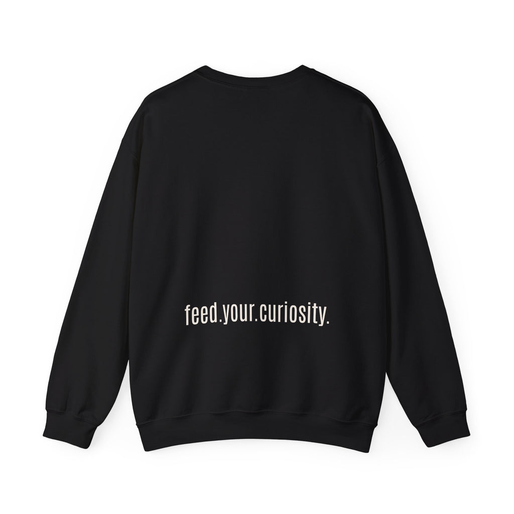 Traditional Tattoo-Style Crane Illustration Sweatshirt | Vintage Flash, Limited Palette — view 27