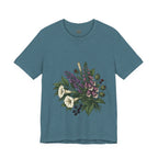 Gothic Botanical 'Look Don't Touch' Tee | Dark Floral Illustration