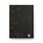 Moonlit Floral Hardcover Journal — Vintage Botanical Blank Notebook — view 3