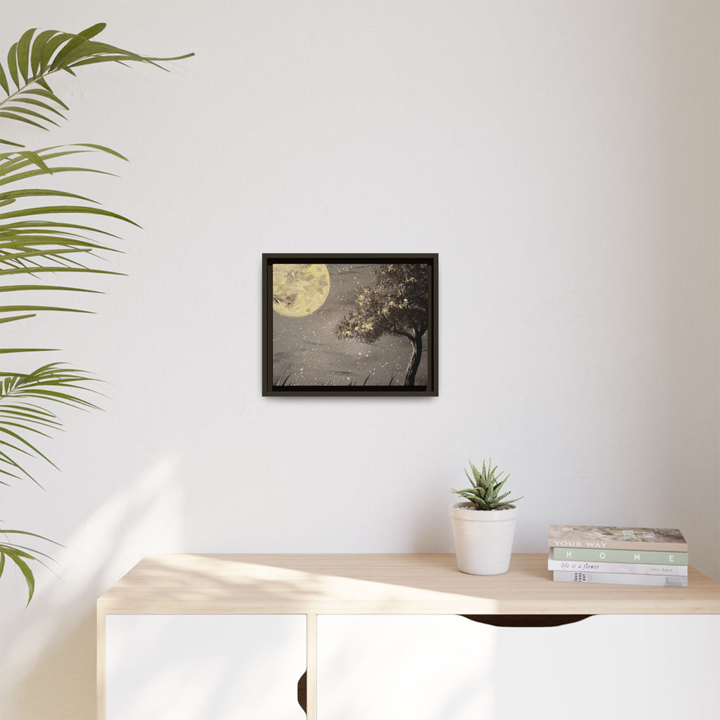 Thieves Moon — Framed Canvas Wall Art | Celestial Night Landscape — view 12