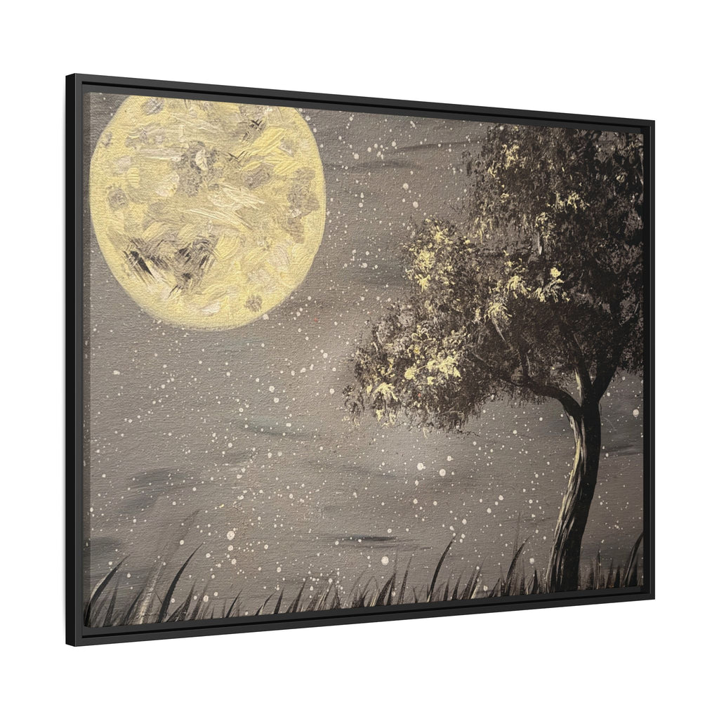 Thieves Moon — Framed Canvas Wall Art | Celestial Night Landscape — view 28