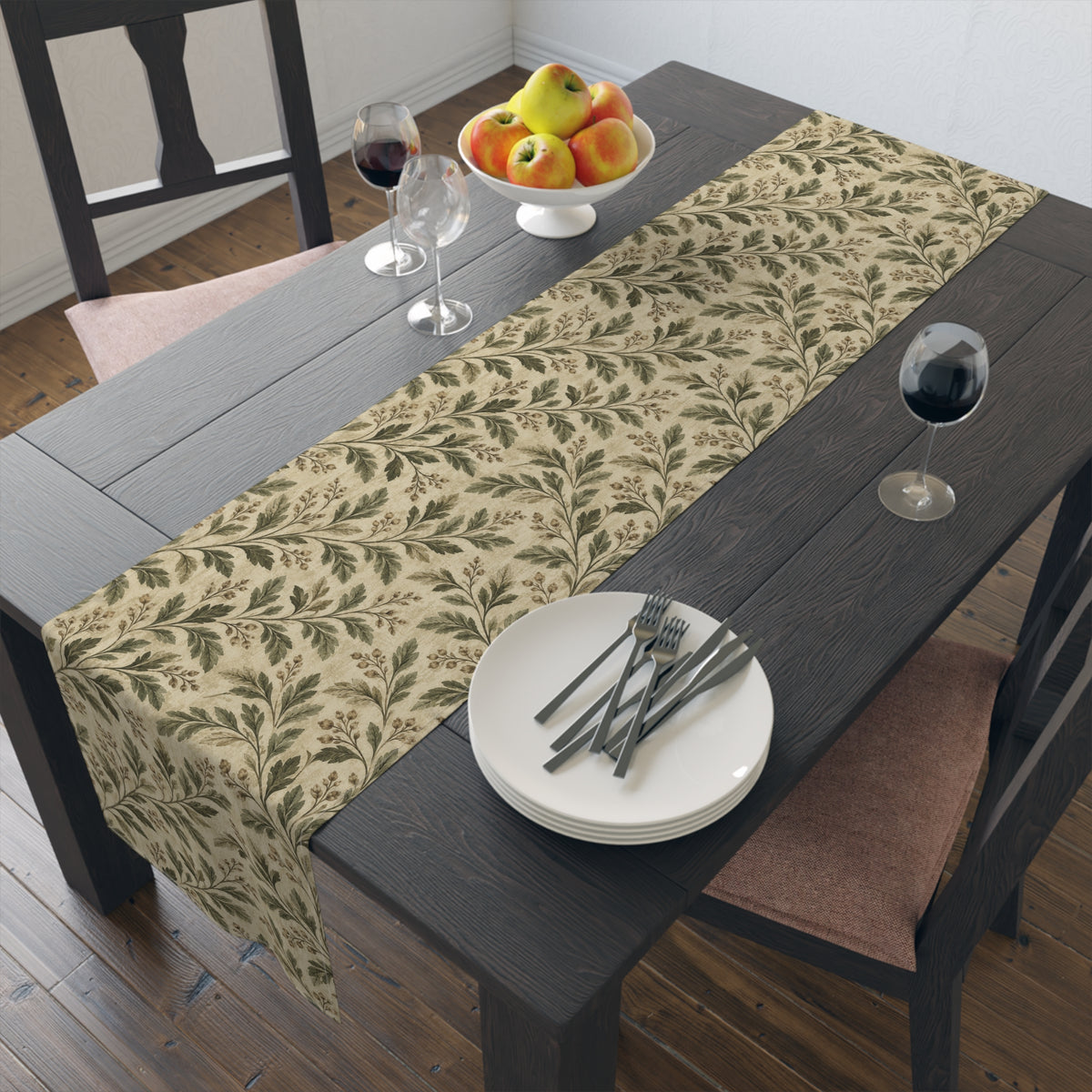Quiet Grove Cotton Twill Table Runner | The Fall Collection