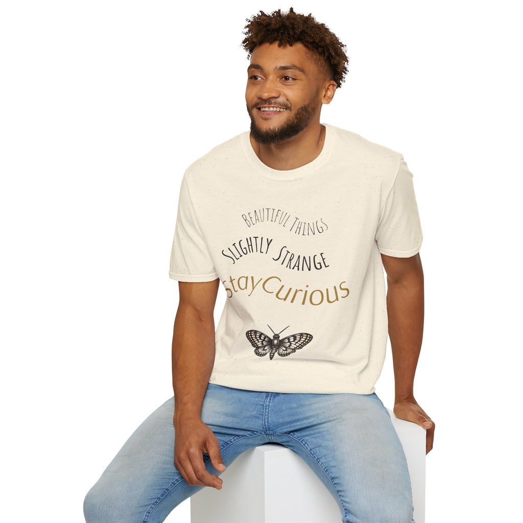 Beautiful Things Are Slightly Strange — Unisex Graphic Soft T-Shirt