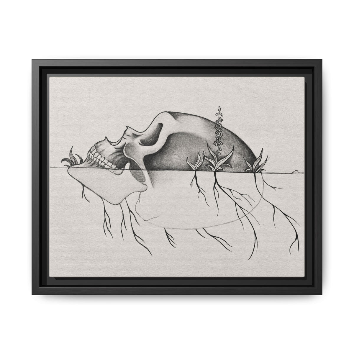 What Remains — Framed Canvas Art | Original Artwork by Abbey Johanna — view 1