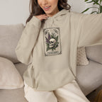 Skull & Fern Tarot Card Hoodie | Gothic Botanicals, Victorian Macabre — view 20