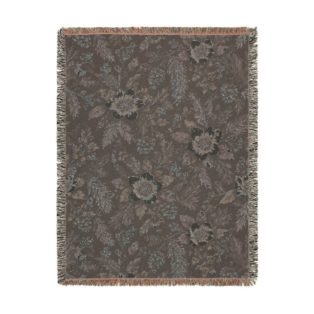 Midnight Garden Woven Blanket | The Winter House Collection