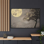 Thieves Moon — Framed Canvas Wall Art | Celestial Night Landscape — view 18