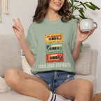 T-Shirt — Vintage Cassette Stack “feed.your.curiosity.” Retro Music Tee — view 38