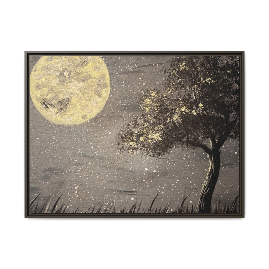Thieves Moon — Framed Canvas Wall Art | Celestial Night Landscape — view 7