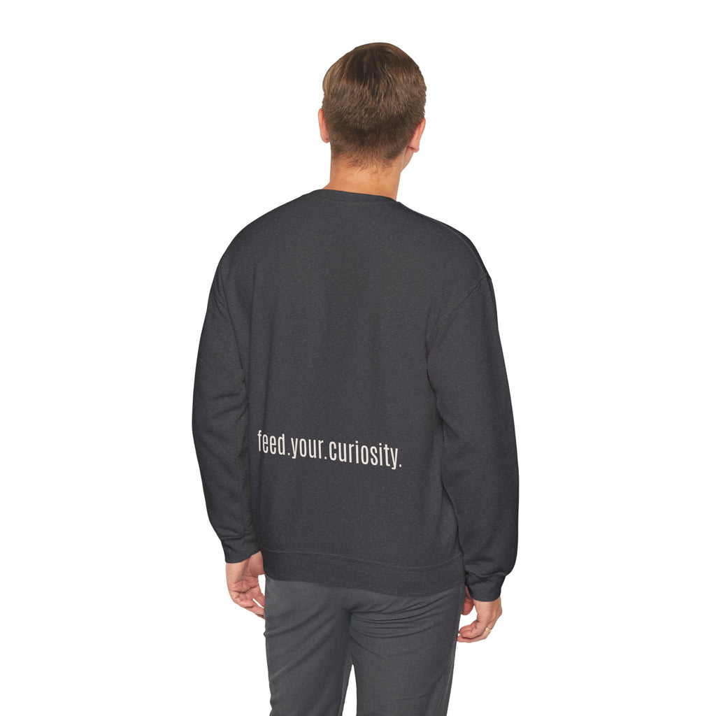 Traditional Tattoo-Style Crane Illustration Sweatshirt | Vintage Flash, Limited Palette — view 68