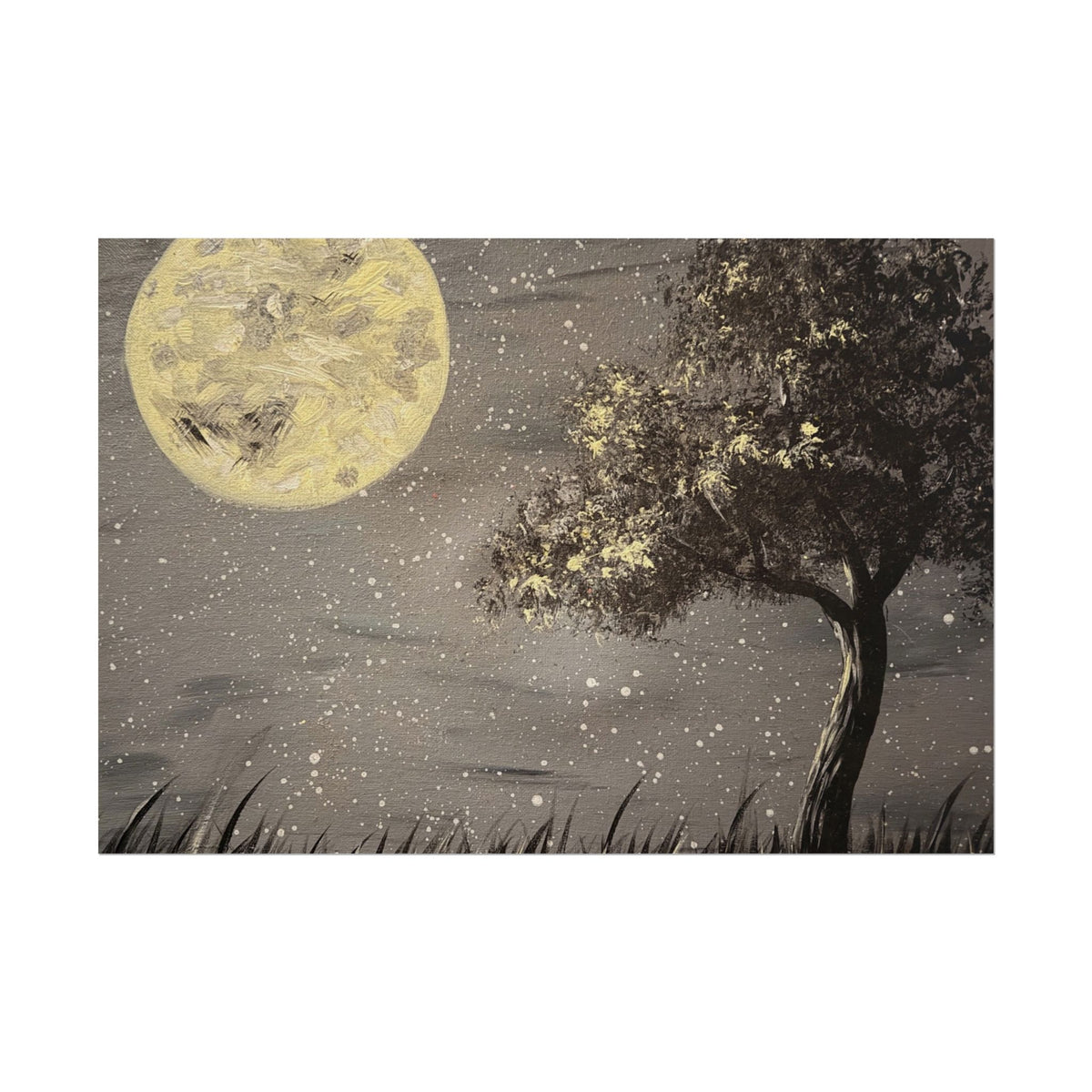 Thieves Moon – Moon Wall Art Print | Celestial Night Landscape | Moody Fine Art — view 3