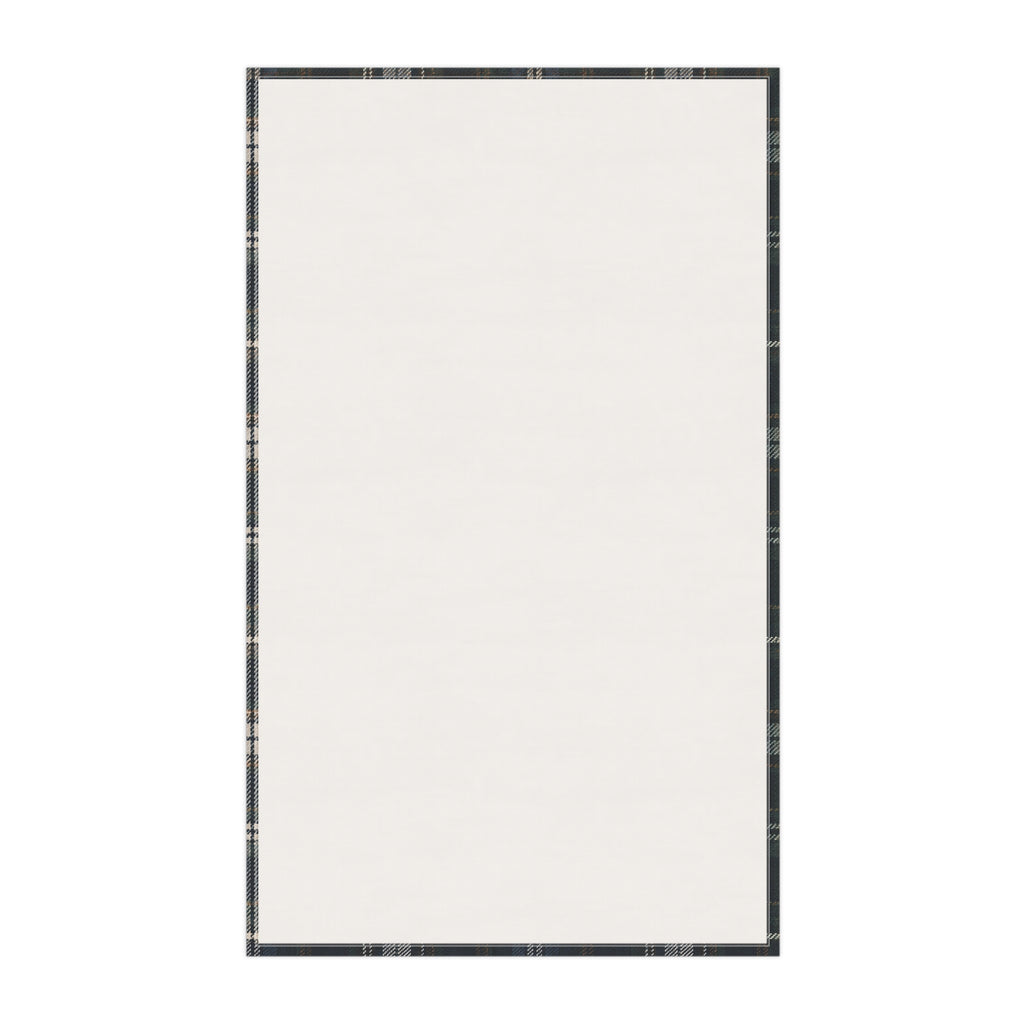 Nocturne Tartan Plaid Cotton Twill Tea Towel | The Winter House Collection