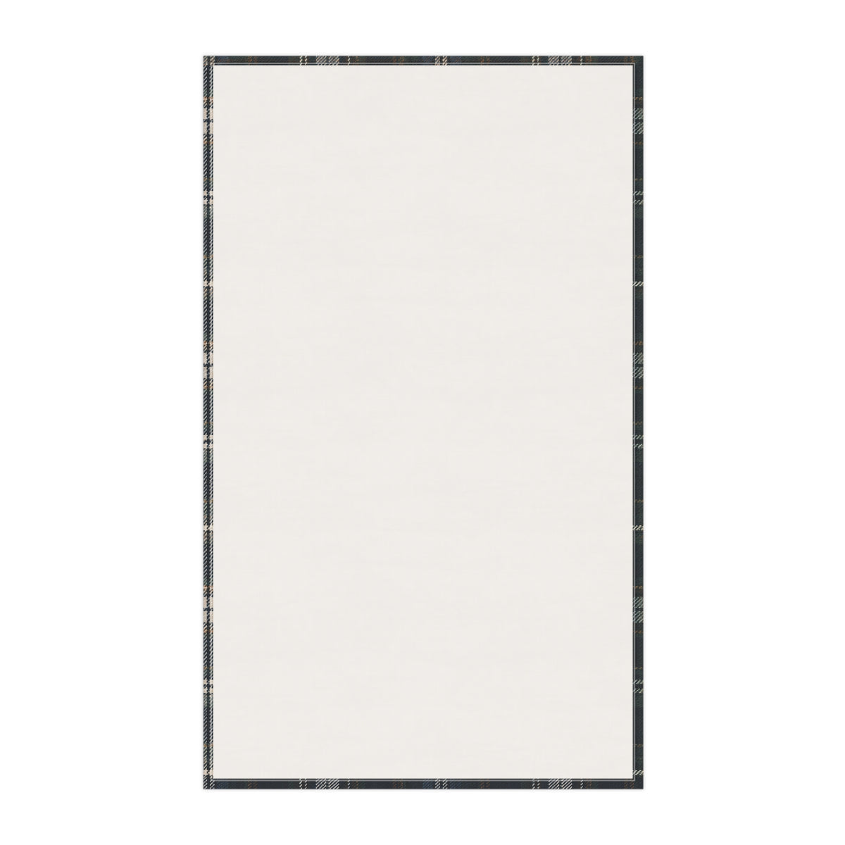 Nocturne Tartan Plaid Cotton Twill Tea Towel | The Winter House Collection