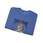 True Crime and Tea Sweatshirt | Skull Tea Mug Graphic, Podcast Lover Crewneck — view 21