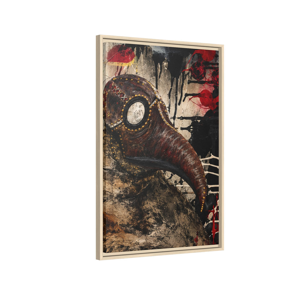Odd Co. Beauty is Decay – Plague Doctor Framed Canvas | Gothic Dark Wall Art — view 38